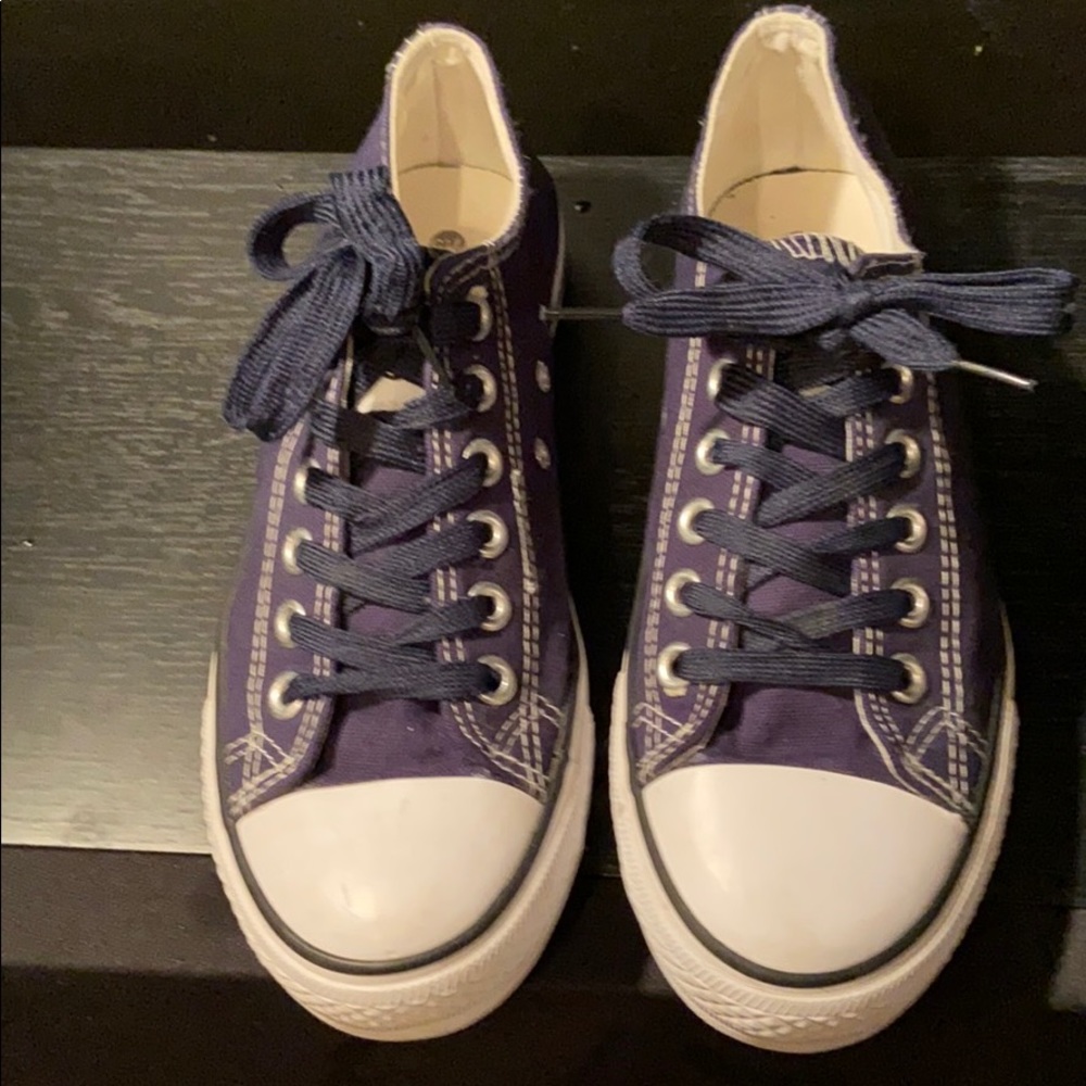 Blue sneakers